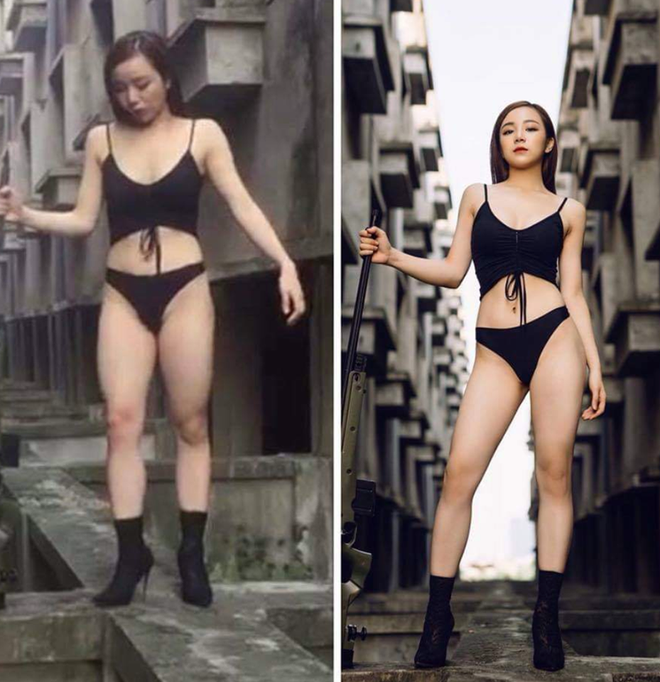 Lộ ảnh vóc dáng chưa qua photoshop của hot girl ngủ gật Hưng Yên nổi tiếng MXH nhờ gợi cảm - Ảnh 1.