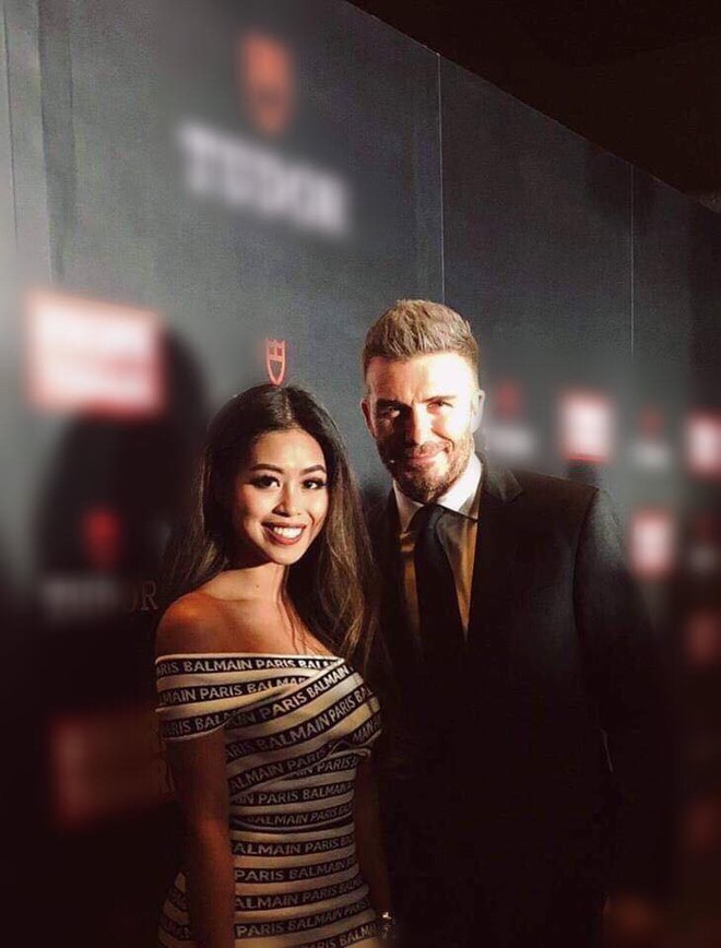 Hot girl hội Rich Kid - Thảo Tiên khoe ảnh chụp chung với David Beckham ở Singapore - Ảnh 1.