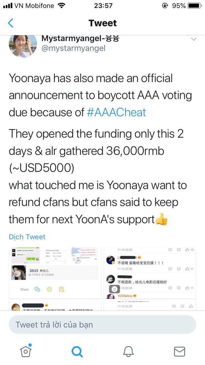 Bị trừ vote vô lý, fan YoonA đồng loạt tuyên bố tẩy chay lễ trao giải AAA - Ảnh 1.