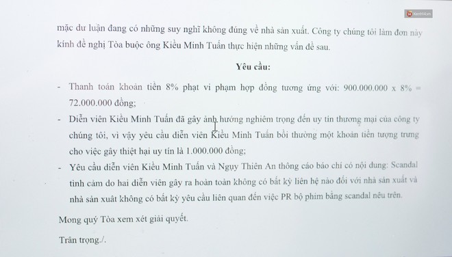 NSX phim Chú Ơi, Đừng Lấy Mẹ Con: Kiều Minh Tuấn đã đến xin lỗi và hoàn trả lại toàn bộ 900 triệu tiền cát-xê - Ảnh 5.