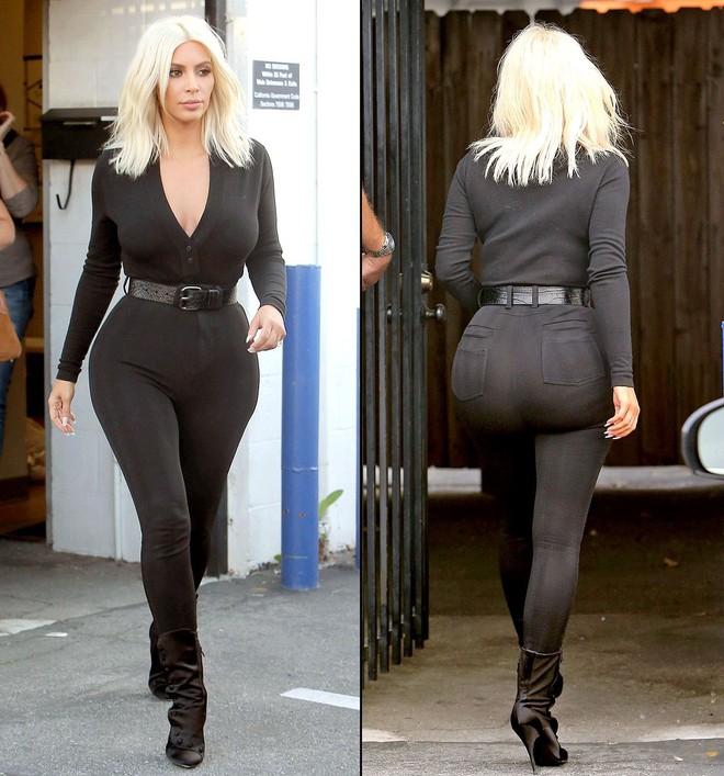 Vòng 3 đã khủng lại còn mặc quần ánh bạc, Kim Kardashian bị nhận xét trông như... trái bóng tập gym - Ảnh 7.