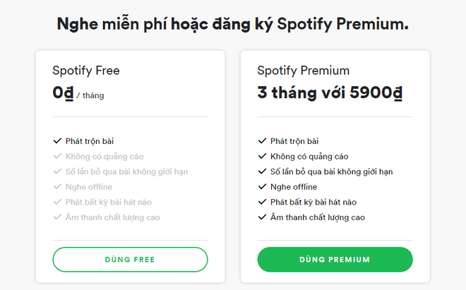 Spotify đại hạ giá rẻ gấp 30 lần: Chỉ 5.900 đồng cho 3 tháng Premium, tha hồ tải và chọn nhạc ngon - Ảnh 2.