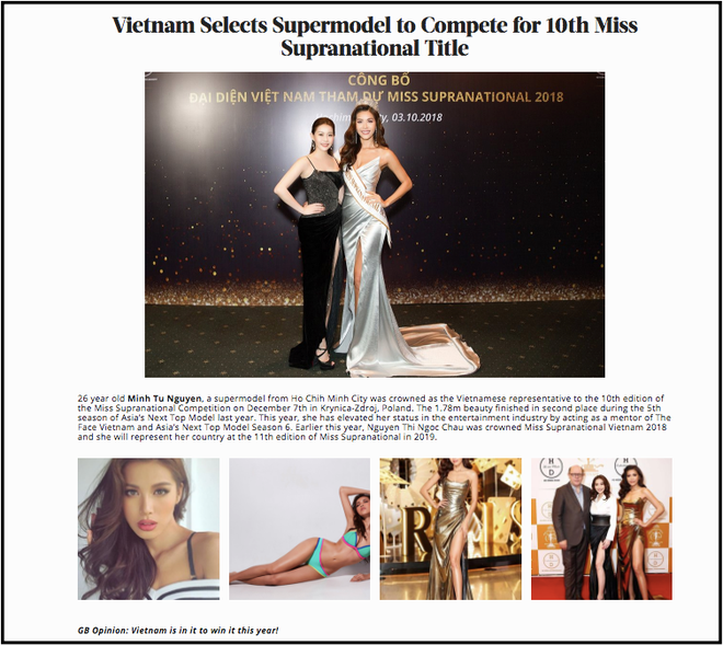 Minh Tú được chuyên trang sắc đẹp Global Beauties dự đoán sẽ lọt Top 3 Miss Supranational 2018 - Ảnh 2.