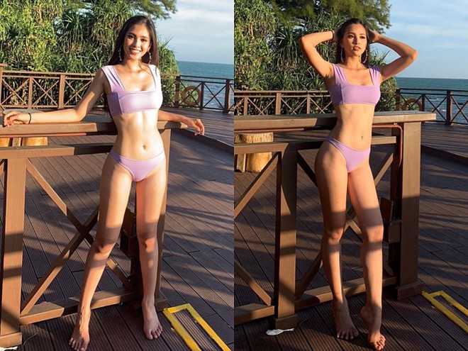 Cứ ngắm mãi body nuột nà của Tiểu Vy khi diện bikini tại đấu trường Hoa hậu Thế giới 2018! - Ảnh 3.