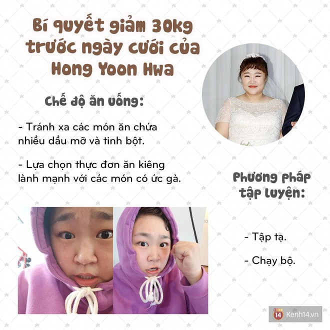 Bí quyết nào đã giúp nữ danh hài Hong Yoon Hwa giảm tới 30kg trước ngày tổ chức lễ thành hôn của mình? - Ảnh 5.