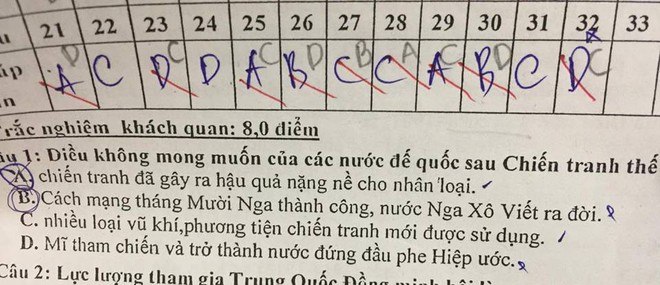 Nỗi đau lớn nhất khi đi học: Làm trắc nghiệm 10 câu thì sai đến 9 câu - Ảnh 2.