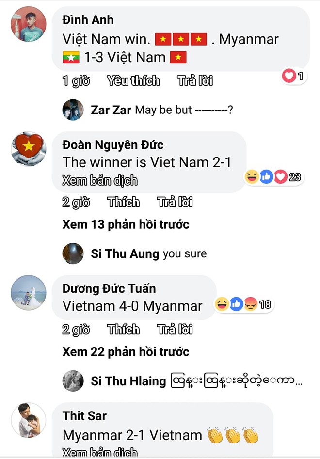 Trận Việt Nam Myanmar hôm nay: Fan 2 đội khẩu chiễn dữ dội trước giờ G - Ảnh 3.