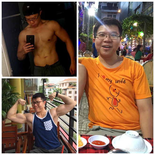 Chẳng c&ograve;n cơ bụng 6 m&uacute;i, h&igrave;nh ảnh &ocirc;ng chồng tăng c&acirc;n ch&oacute;ng mặt sau v&agrave;i th&aacute;ng lấy vợ cho thấy chị em m&aacute;t tay thế n&agrave;o - Ảnh 4.