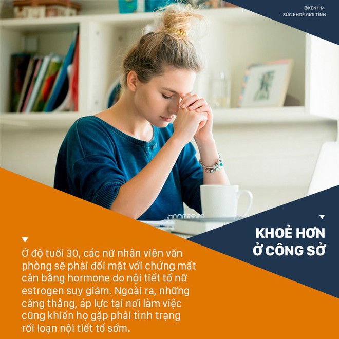 Các nữ nhân viên văn phòng khi bước vào độ tuổi 30 thường có nguy cơ cao mắc chứng rối loạn nội tiết tố - Ảnh 3.