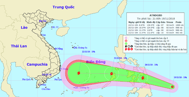 Xuất hiện áp thấp nhiệt đới có khả năng mạnh lên thành bão, hướng vào Nam Trung bộ - Ảnh 1.