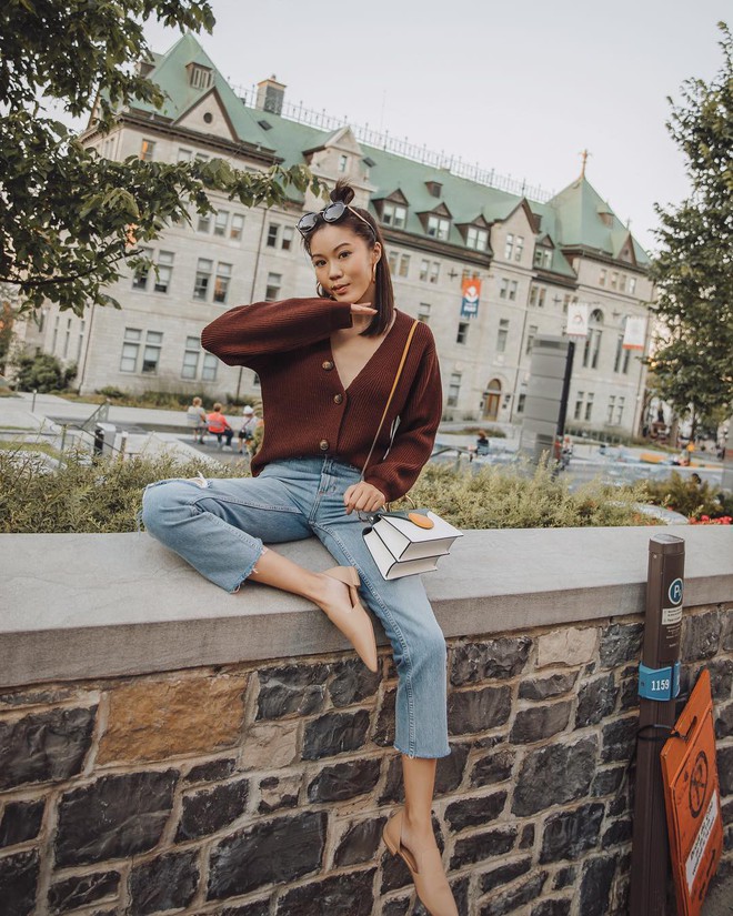 Mặc áo cardigan phải biết 4 công thức mix&match thời trang này - ảnh 3