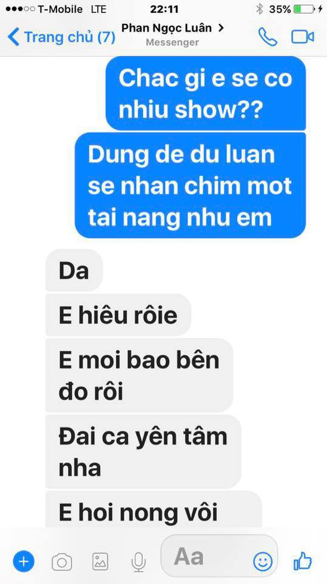 Đàm Vĩnh Hưng công khai tin nhắn Phan Ngọc Luân thừa nhận dựng chuyện ngủ chung giường để PR bản thân - Ảnh 1.