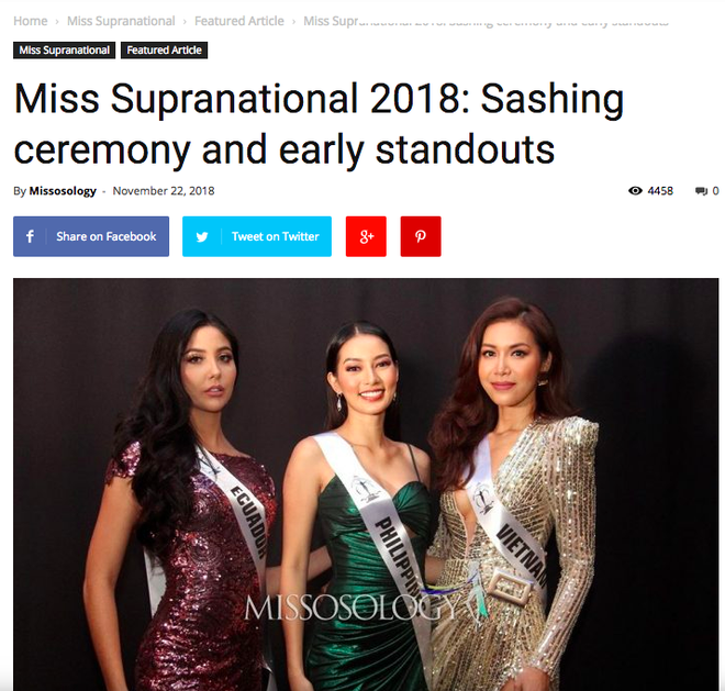 Missosology hết lời khen ngợi Minh Tú, dự đoán đại diện Việt Nam có khả năng đăng quang Miss Supranational 2018 - Ảnh 1.