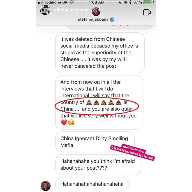 NÓNG: Cô gái gốc Việt bóc phốt D&G, tạo làn sóng tẩy chay toàn Trung Quốc tố Instagram xoá bài liên quan đến vụ việc - Ảnh 1.