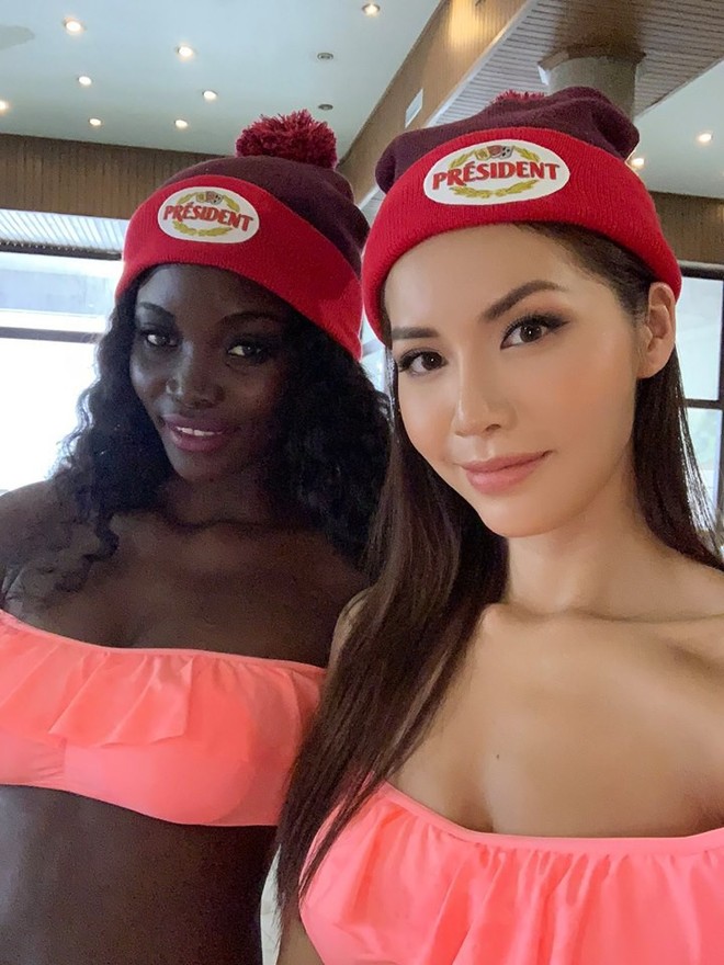 Minh Tú khoe body cực chuẩn trong buổi chụp ảnh bikini cùng dàn mỹ nhân Miss Supranational 2018 - Ảnh 3.
