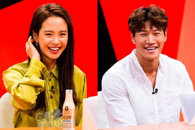 Từng bị gán ghép, Song Ji Hyo nói gì khi Kim Jong Kook mập mờ tình cảm với mỹ nhân Hong Jin Young? - Ảnh 1.