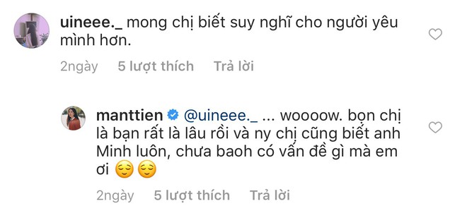 Được khuyên mong chị nghĩ cho người yêu khi chụp ảnh với trai lạ và đây là cách Mẫn Tiên trả lời - Ảnh 3.