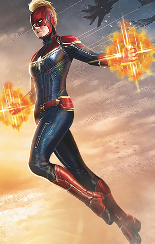 Hú hồn với thiết kế mũ bảo hiểm độc nhất vô nhị của “chị đại” Captain Marvel - Ảnh 2.