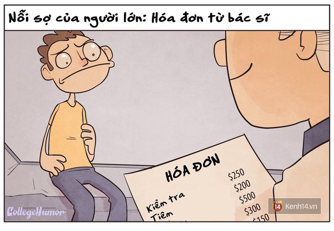 Nỗi sợ của trẻ con v&agrave; người lớn: Vừa giống đến giật m&igrave;nh lại vừa kh&aacute;c đ&aacute;ng suy ngẫm! - Ảnh 3.