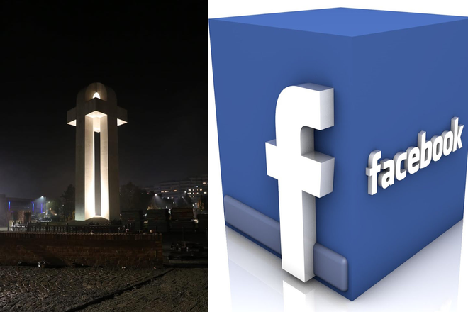 Góc trùng hợp: Đài kỷ niệm 58 tỷ ở Romania tình cờ có thiết kế y hệt logo Facebook? - Ảnh 2.