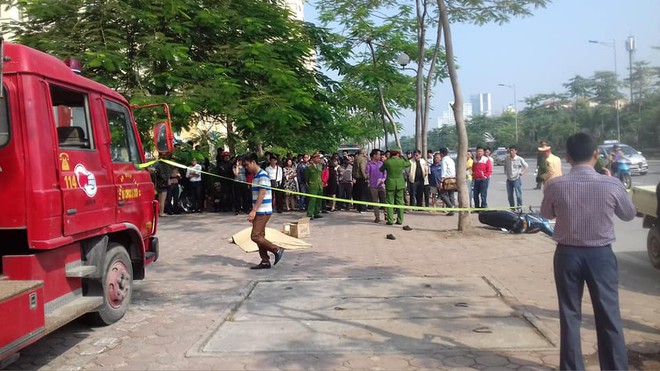 Tai nạn xe cứu hỏa, người đ&agrave;n &ocirc;ng tử vong tr&ecirc;n đường V&otilde; Ch&iacute; C&ocirc;ng - Ảnh 1.