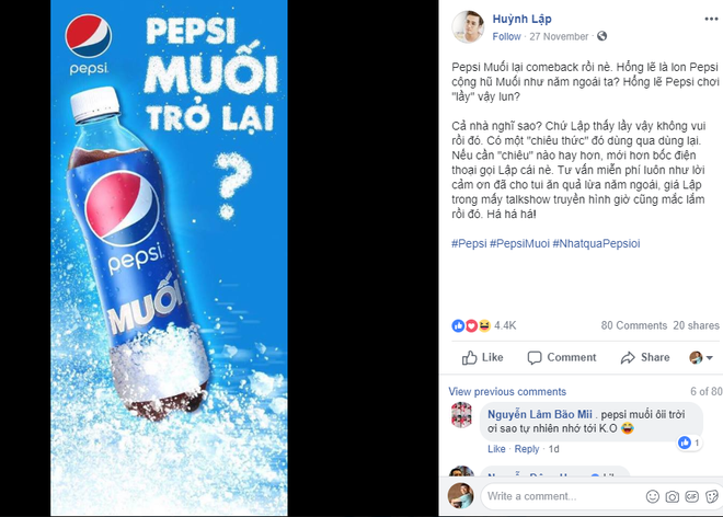 Pepsi Muối c&ocirc;ng khai thả th&iacute;nh sẽ quay lại m&ugrave;a Tết n&agrave;y: Huỳnh Lập x&eacute;o xắt&rdquo;, Noo Phước Thịnh hờ hững! - Ảnh 5.