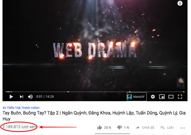 Bà dì bán hột é siêu duyên khiến web drama Tay Buôn, Buông Tay tập 2 đạt 2 triệu view chỉ sau 1 ngày - Ảnh 1.