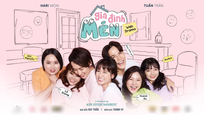 Hai cô em gái ruột của vợ chồng Hari Won - Trấn Thành góp mặt web drama mới Gia Đình Mén - Ảnh 5.