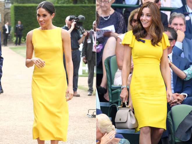 Chẳng tỏ ra ganh đua hay copy, thế m&agrave; C&ocirc;ng nương Meghan v&agrave; Kate lắm khi giống hệt hai chị em song sinh - Ảnh 9.