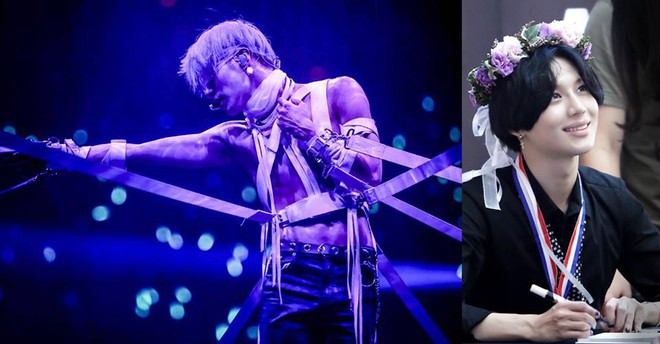 Nh&igrave;n 2 th&aacute;i cực choải nhau chan ch&aacute;t của c&aacute;c nam idol n&agrave;y đến fan ruột cũng... kh&ocirc;ng tin l&agrave; c&ugrave;ng 1 người - Ảnh 26.