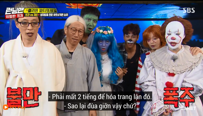 Nhọ như Running Man: Mất 2 tiếng hóa trang Halloween chỉ để quay mở màn còn bị chê lố - Ảnh 12.