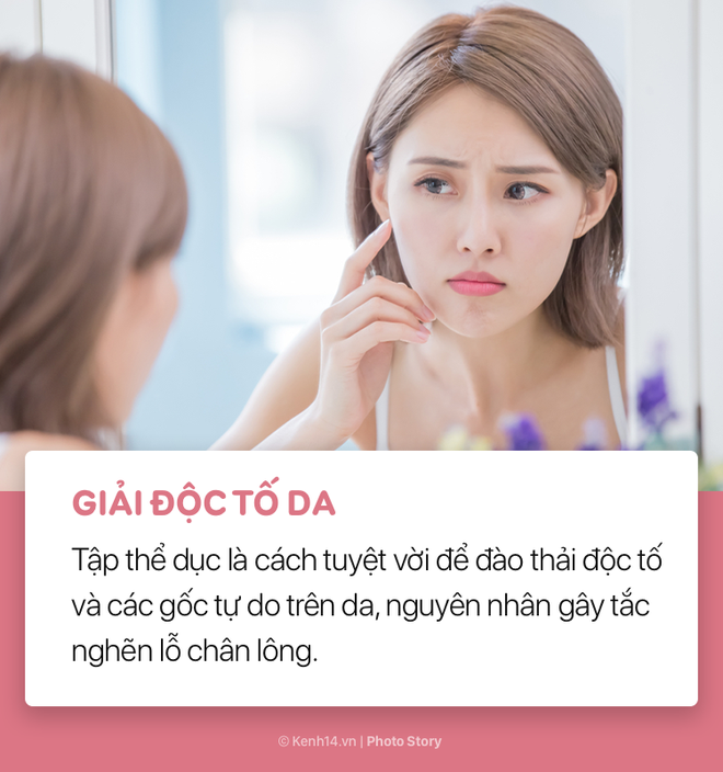 Tập thể dục không chỉ giúp giảm cân, giữ dáng, nâng cao sức khỏe mà còn làm đẹp da bởi những lí do này  - Ảnh 9.