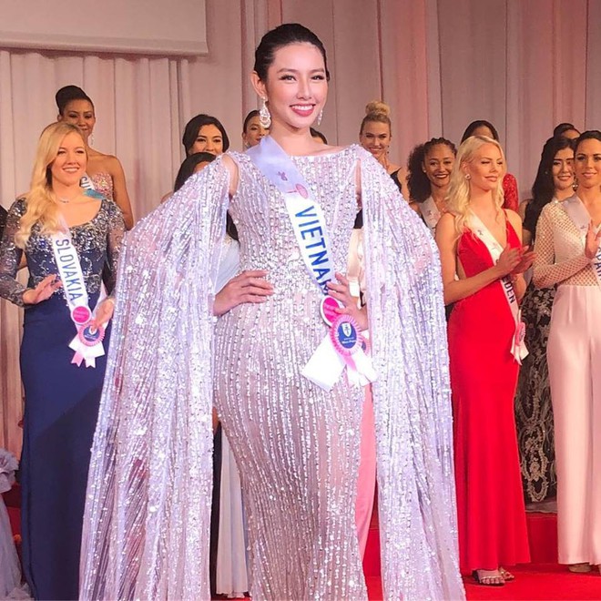 Miss International 2018: Thùy Tiên lộ trang phục dạ hội lộng lẫy - Ảnh 4.