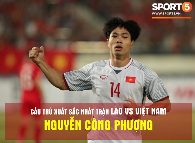 Công Phượng nhận giải cầu thủ xuất sắc nhất trận Lào vs Việt Nam - Ảnh 2.