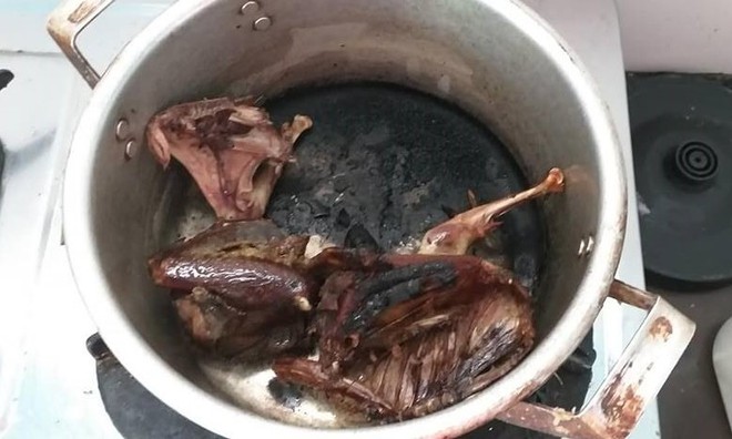 Mẹ trẻ để nồi chim hầm ch&aacute;y đen, đội miếng xốp ra đường thay mũ bảo hiểm: H&oacute;a ra n&atilde;o c&aacute; v&agrave;ng sau sinh l&agrave; c&oacute; thật! - Ảnh 2.