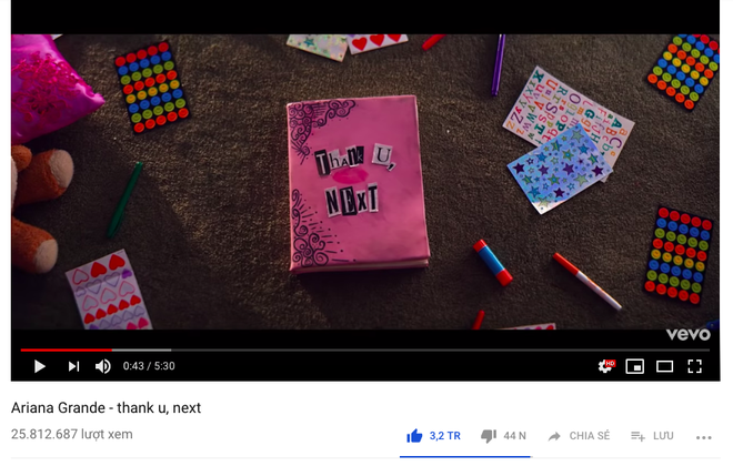 MV mới của Ariana Grande đ&aacute;nh sập Youtube, x&aacute;c lập loạt kỷ lục mới chỉ sau 8 tiếng ph&aacute;t h&agrave;nh - Ảnh 2.