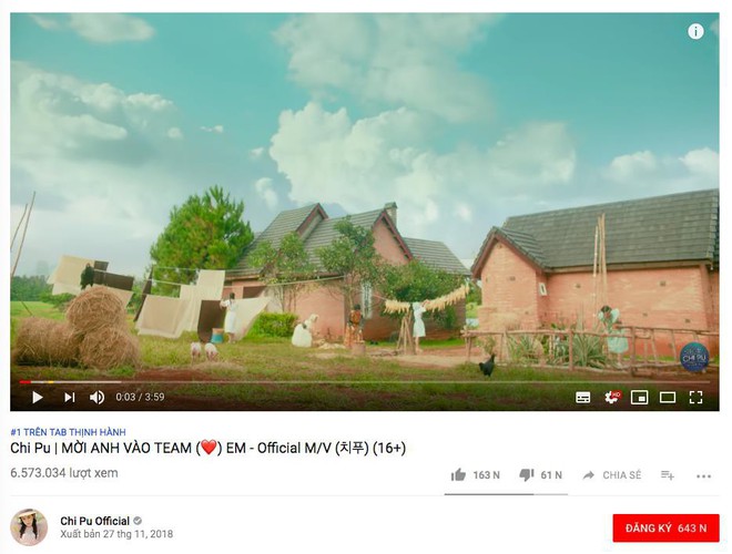 Loạt MV Vpop đình đám nhất năm 2018 mất bao lâu để leo lên vị trí No.1 Trending Youtube? - Ảnh 20.