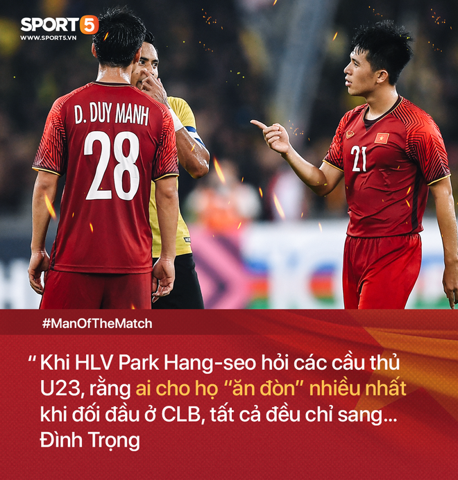 Trần Đ&igrave;nh Trọng - H&igrave;nh ảnh Trọng "sơ vin" trong trận Việt Nam Malaysia - Ảnh 4.