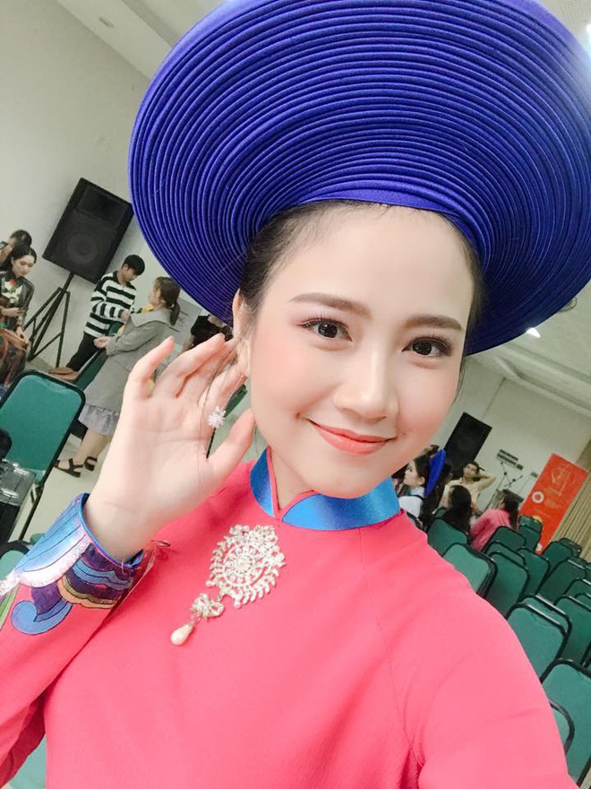 Nhan sắc đời thường được l&ograve;ng tất cả c&aacute;c ch&agrave;ng trai của t&acirc;n Hoa kh&ocirc;i Sinh vi&ecirc;n Việt Nam 2018 - Ảnh 1.