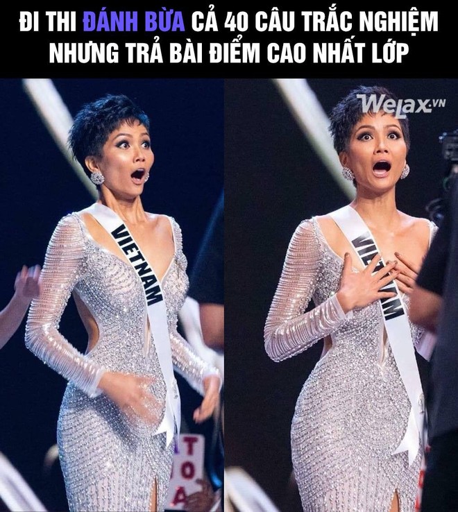 Hoa hậu nào đăng quang cũng thành meme là có thật, và xin chào mừng HHen Niê vào bộ sưu tập Ảnh chế Người nổi tiếng 2018 với biểu cảm kinh điển sau - Ảnh 2.