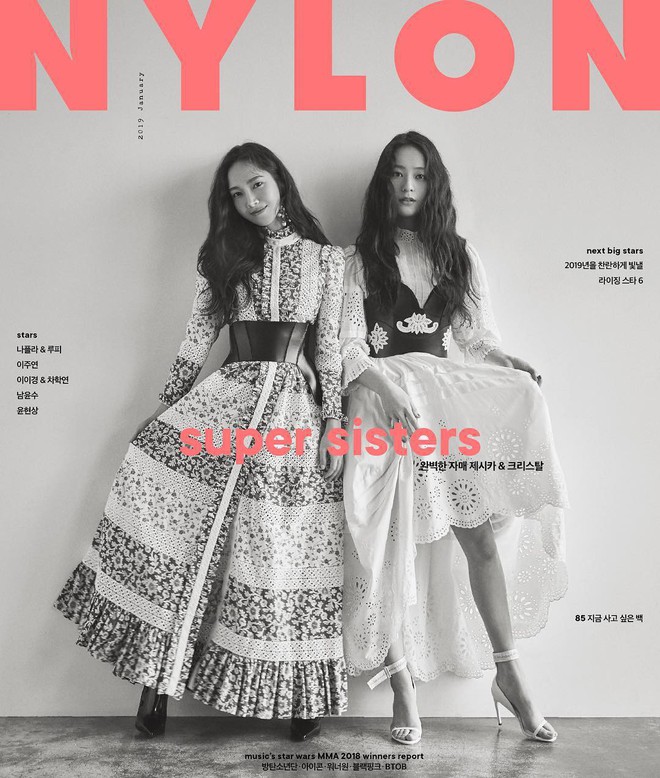 Hai chị em Jessica và Krystal lại rủ rê nhau chụp bìa tạp chí, xinh đẹp và càng nhìn càng giống sinh đôi - Ảnh 1.