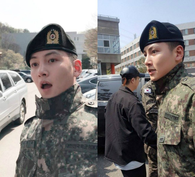 Ai ngờ nhập ngũ l&agrave; thước đo nhan sắc chuẩn nhất của c&aacute;c nam thần Kbiz: Hyun Bin, Ji Chang Wook g&acirc;y sốc v&igrave; mặt mộc - Ảnh 5.