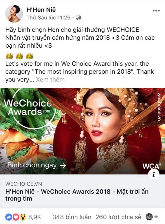 Sao Vbiz tích cực chia sẻ và kêu gọi bình chọn tại Wechoice Awards 2018 - Ảnh 7.