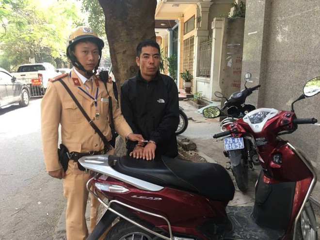 Ăn trộm đ&uacute;ng chiếc xe c&oacute; gắn định vị, t&ecirc;n trộm chạy từ Nam Định l&ecirc;n H&agrave; Nội vẫn kh&ocirc;ng tho&aacute;t - Ảnh 1.