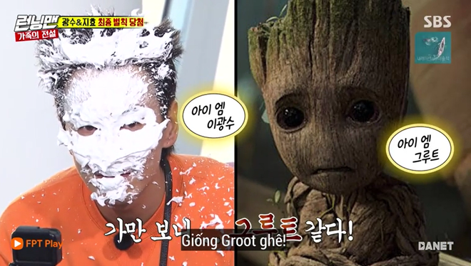 Running Man đưa ra h&igrave;nh phạt bắn kem tươi 3 lần, Lee Kwang Soo hứng chịu... cả 3 - Ảnh 1.
