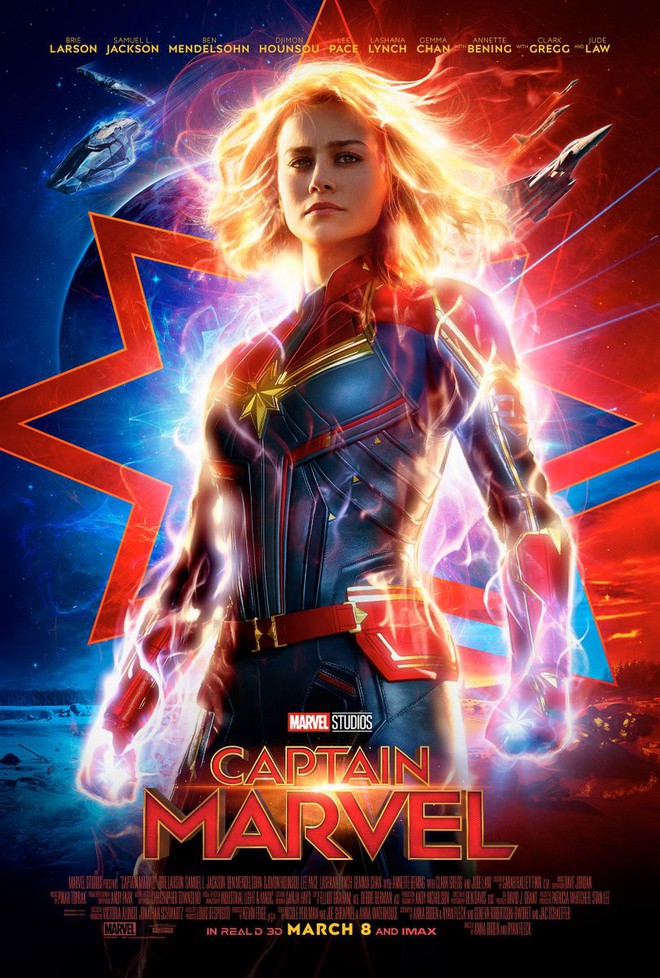 Chị đại Captain Marvel tung poster bùng cháy thông báo trailer ra mắt ngay ngày mai: 4/12! - Ảnh 1.