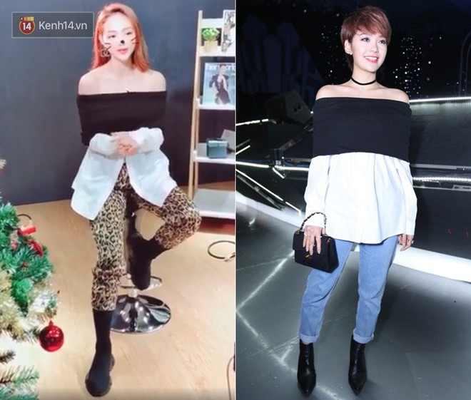 Minh Hằng mặt tr&ograve;n rất xinh nhưng chiếc &aacute;o &ldquo;đồ cũ&rdquo; c&ocirc; mặc 2 năm trước mới đ&aacute;ng lưu t&acirc;m - Ảnh 5.