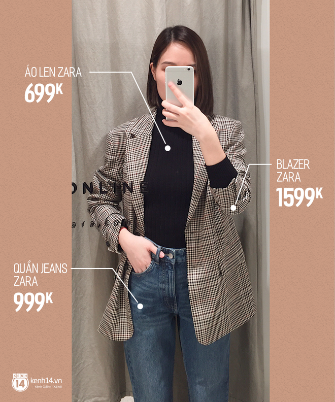 Dạo một vòng chọn mua blazer, tiện thể mách nước cho nàng công sở cách phối blazer + áo cổ lọ vừa ấm vừa đẹp - Ảnh 1.