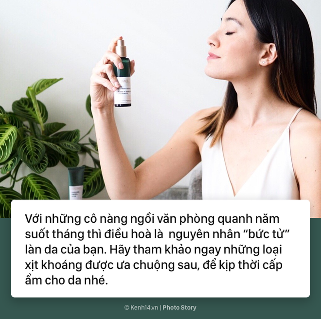 Những loại xịt khoáng đặc biệt phù hợp cho dân văn phòng - Ảnh 1.