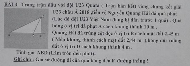 Đố fan giải được bài toán về siêu phẩm đá phạt của Quang Hải! - Ảnh 2.